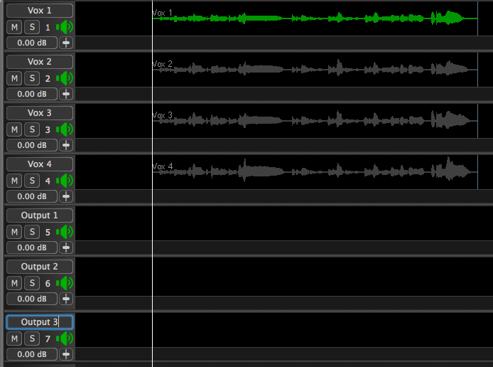 Multiprocess - New Output Tracks added